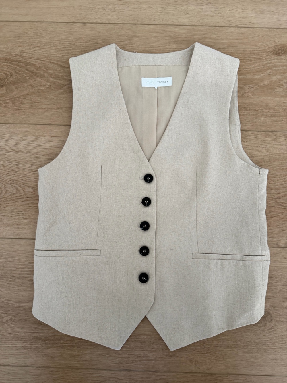 Zara Linen Vest